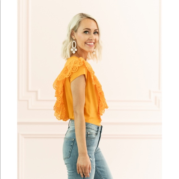 Rachel Parcell Ruffle Tee - Picture 5 of 7